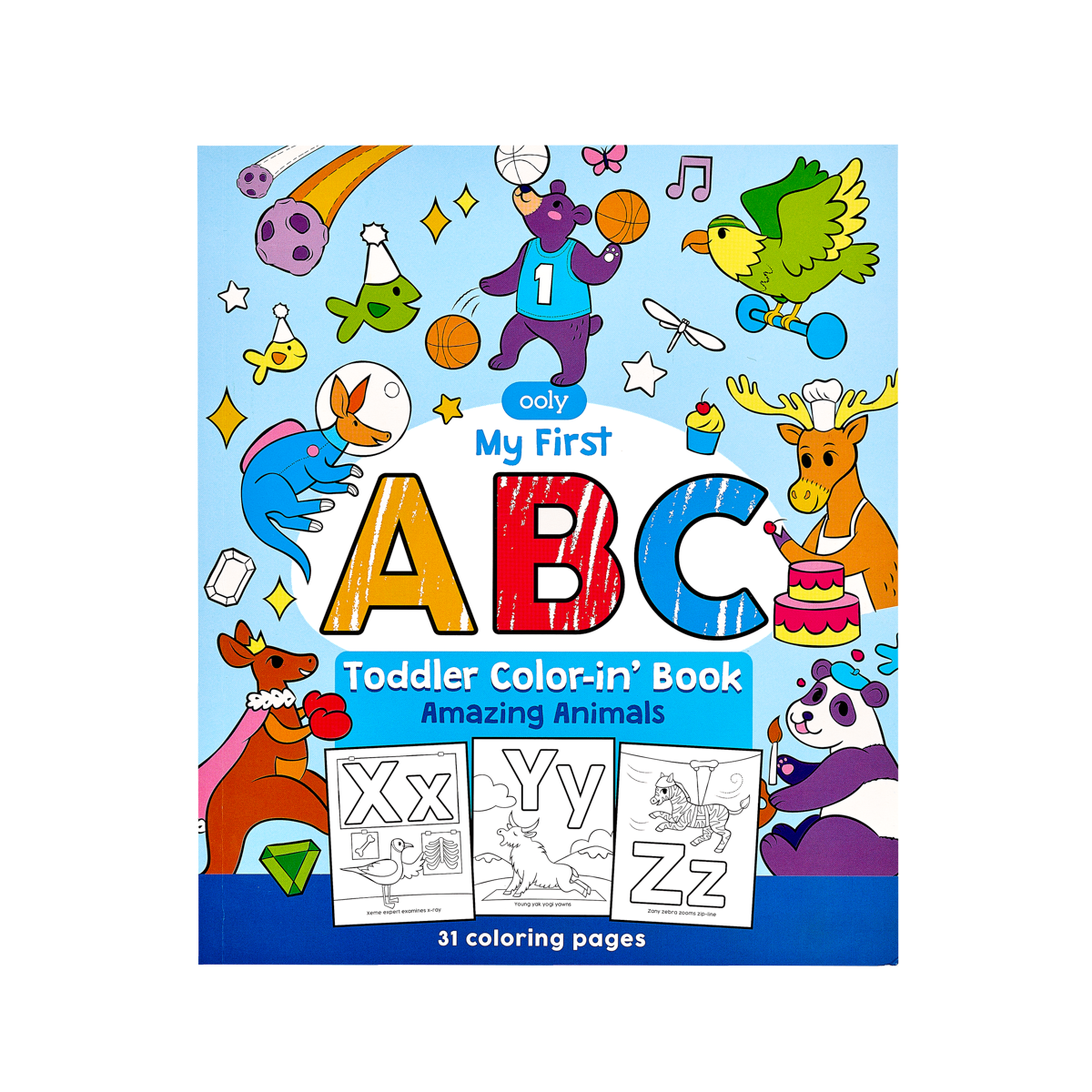 ABC: Amazing Animals Toddler Coloring Book