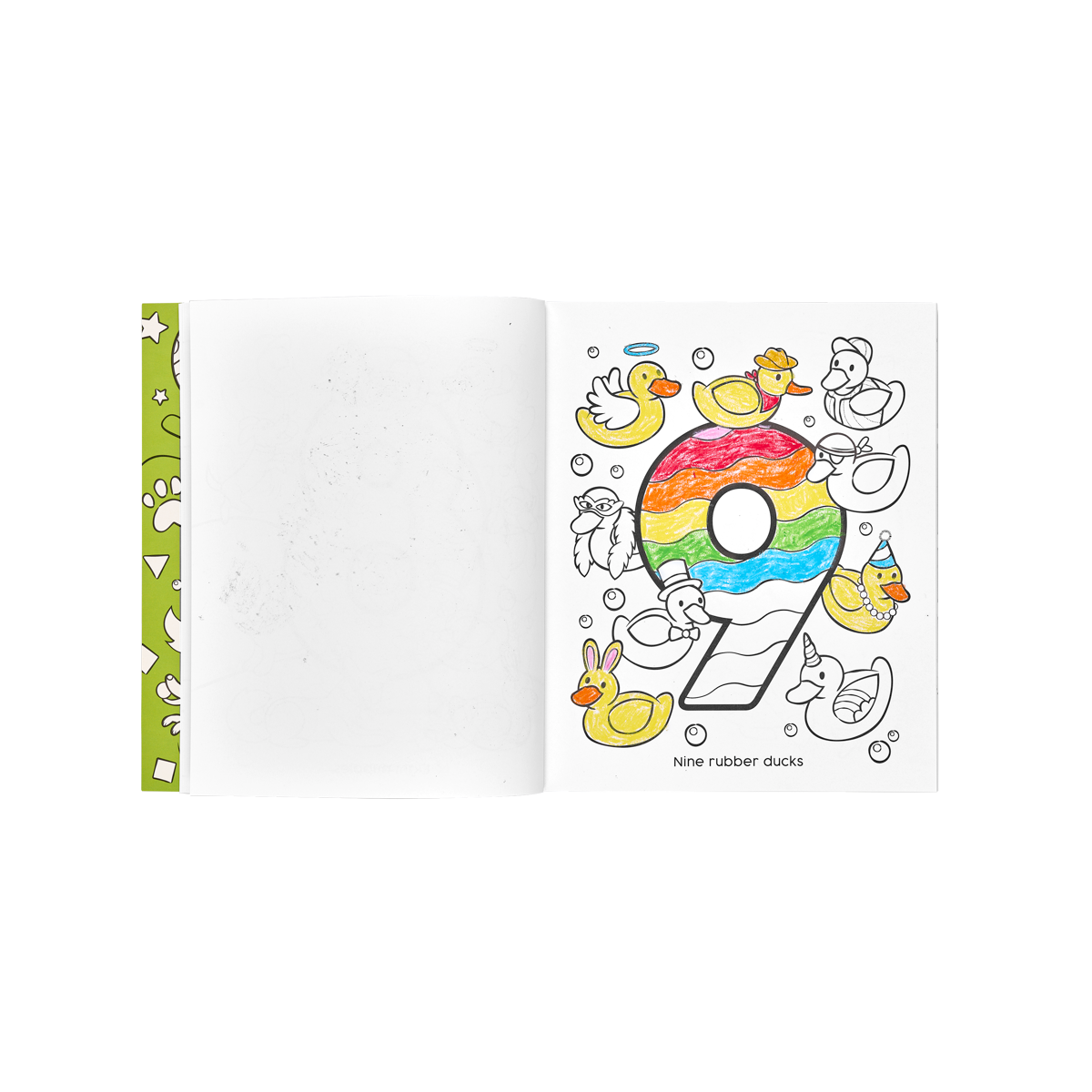 123: Shapes + Numbers Toddler Coloring Book