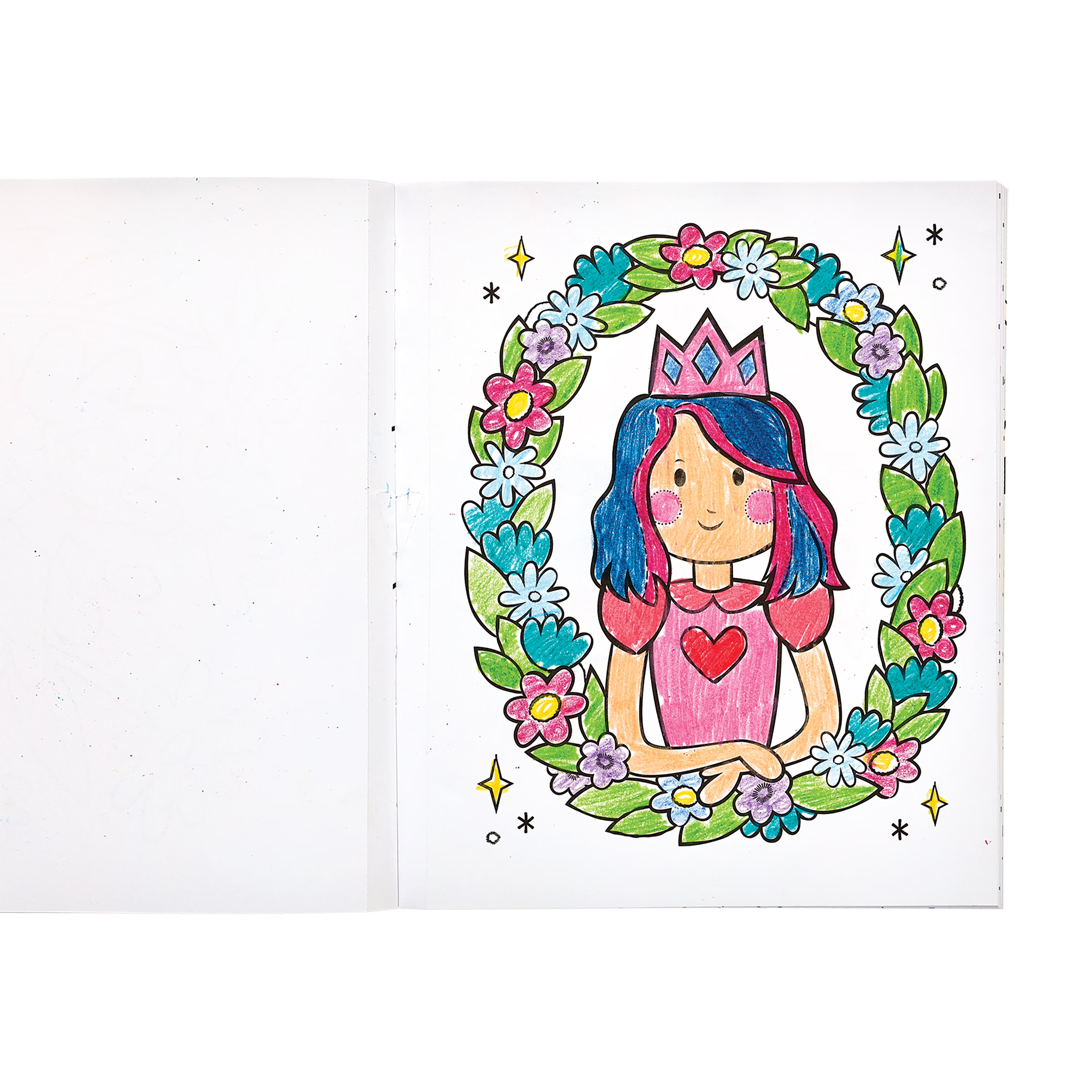 Princesses and Fairies Coloring Book